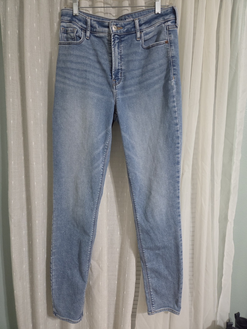Old Navy Light Blue Women's High-Rise Skinny Jeans